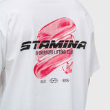 Stamina Chrome Box Tee - White/Pink