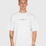 Stamina Chrome Box Tee - White/Pink
