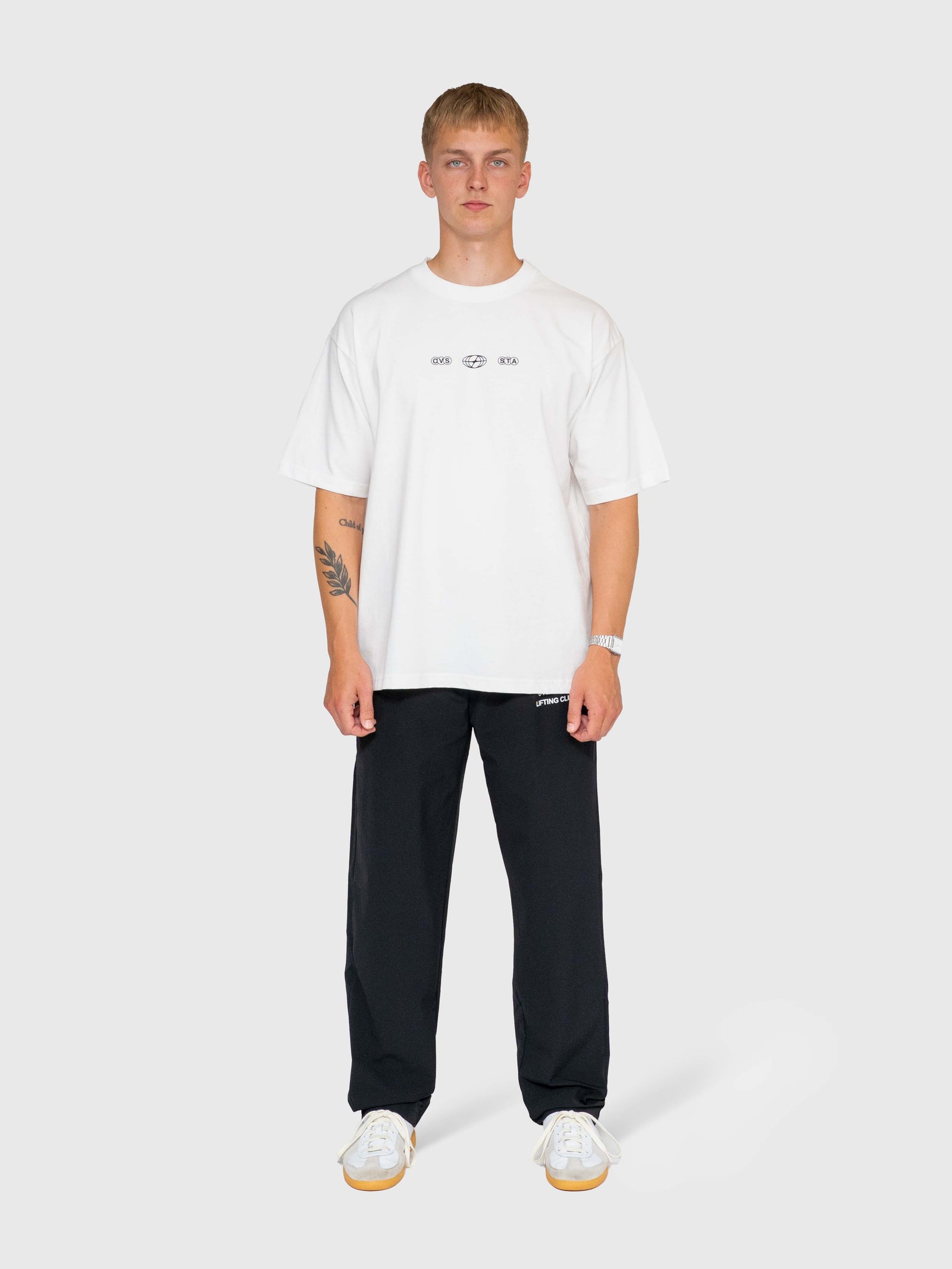 Stamina Chrome Box Tee - White/Pink