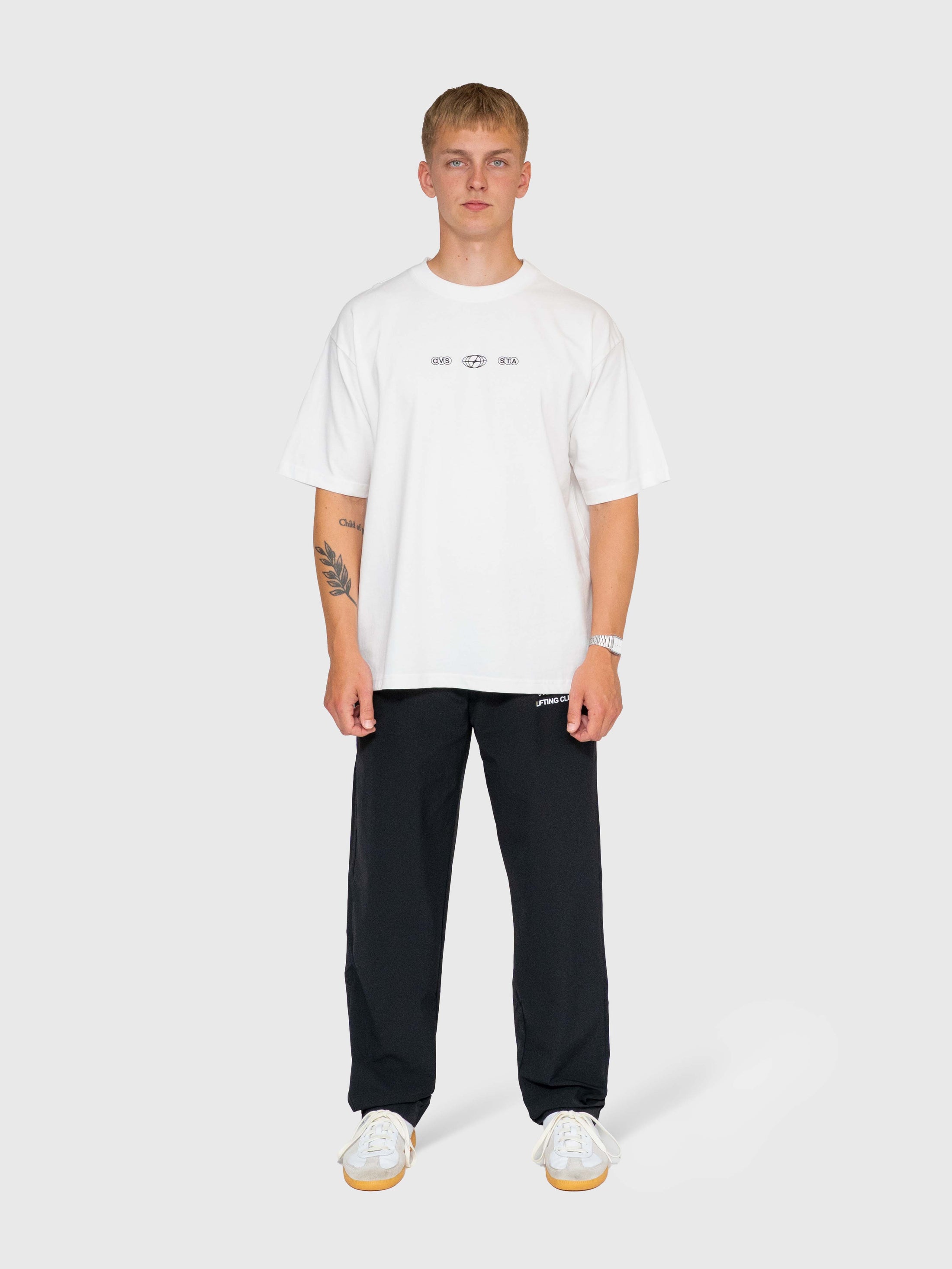 Stamina Chrome Box Tee - White/Pink