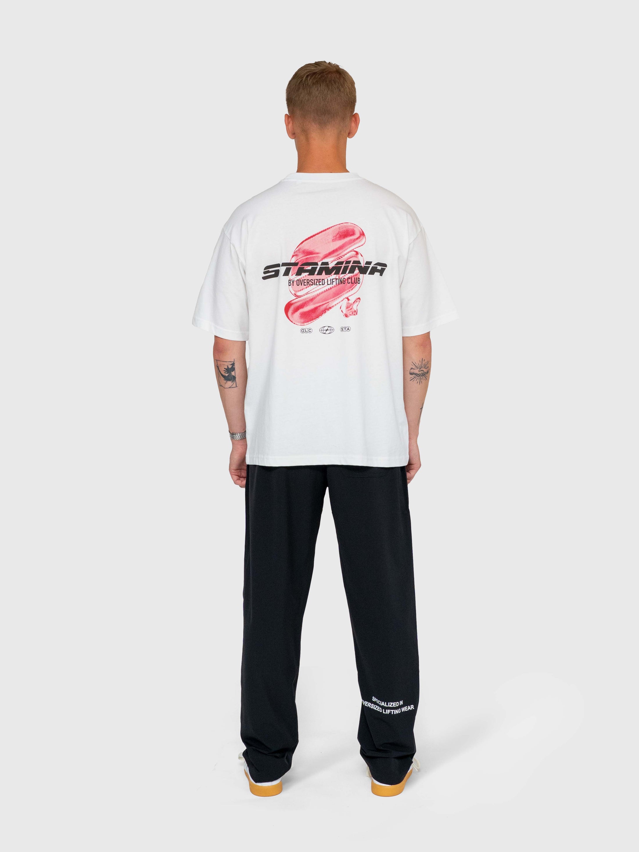 Stamina Chrome Box Tee - White/Pink