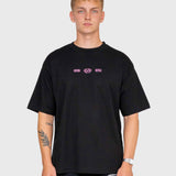 Stamina Chrome Box Tee - Black/Pink