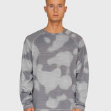 Logo Active Long Sleeve - Grey/White