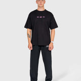 Stamina Chrome Box Tee - Black/Pink