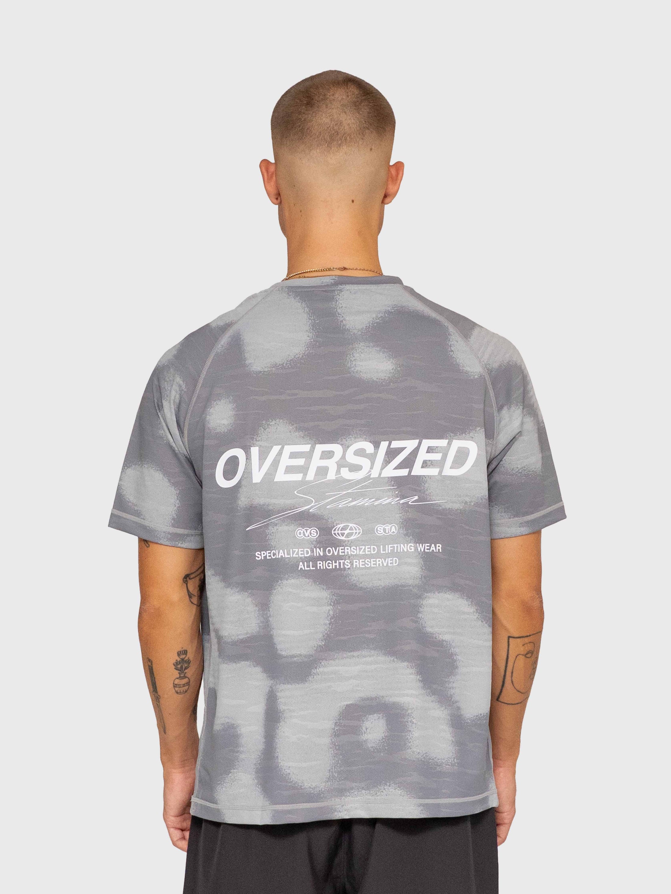 Logo Active Tee - Grey/White