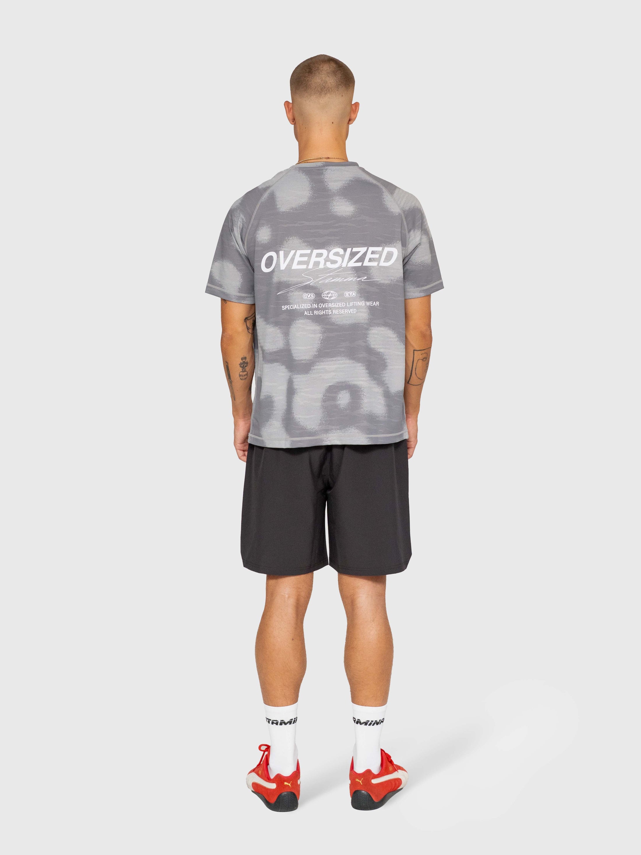 Logo Active Tee - Grey/White