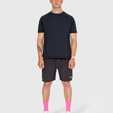 Logo Active Tee - Black/Pink