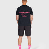 Logo Active Tee - Black/Pink