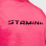 Flow Active Tee - Hot Pink/Black