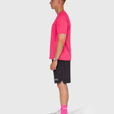 Flow Active Tee - Hot Pink/Black