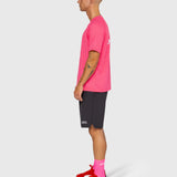 Logo Active Tee - Hot Pink/White