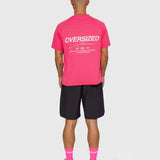 Logo Active Tee - Hot Pink/White