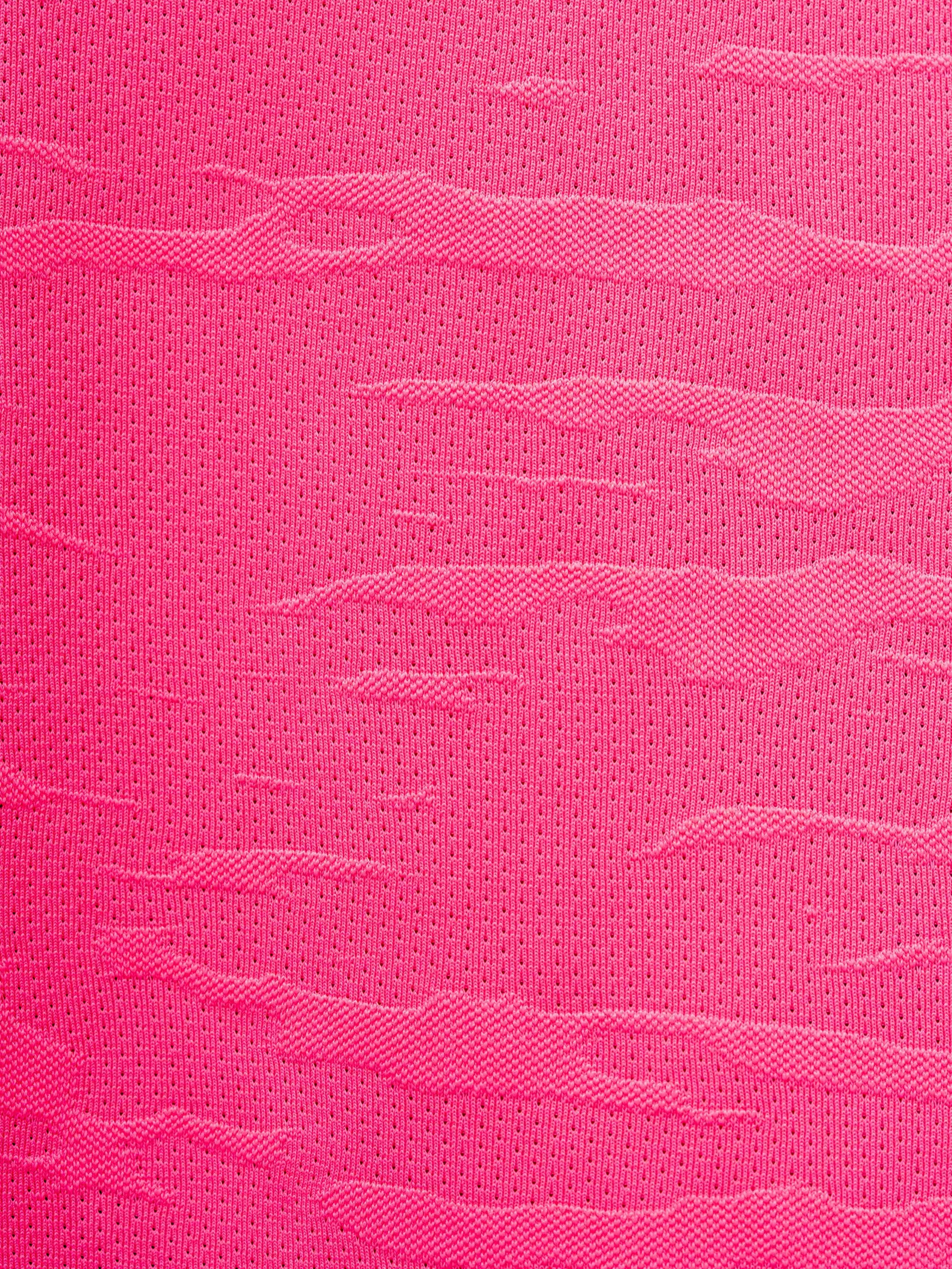 Logo Active Long Sleeve - Hot Pink/White