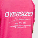 Logo Active Tee - Hot Pink/White