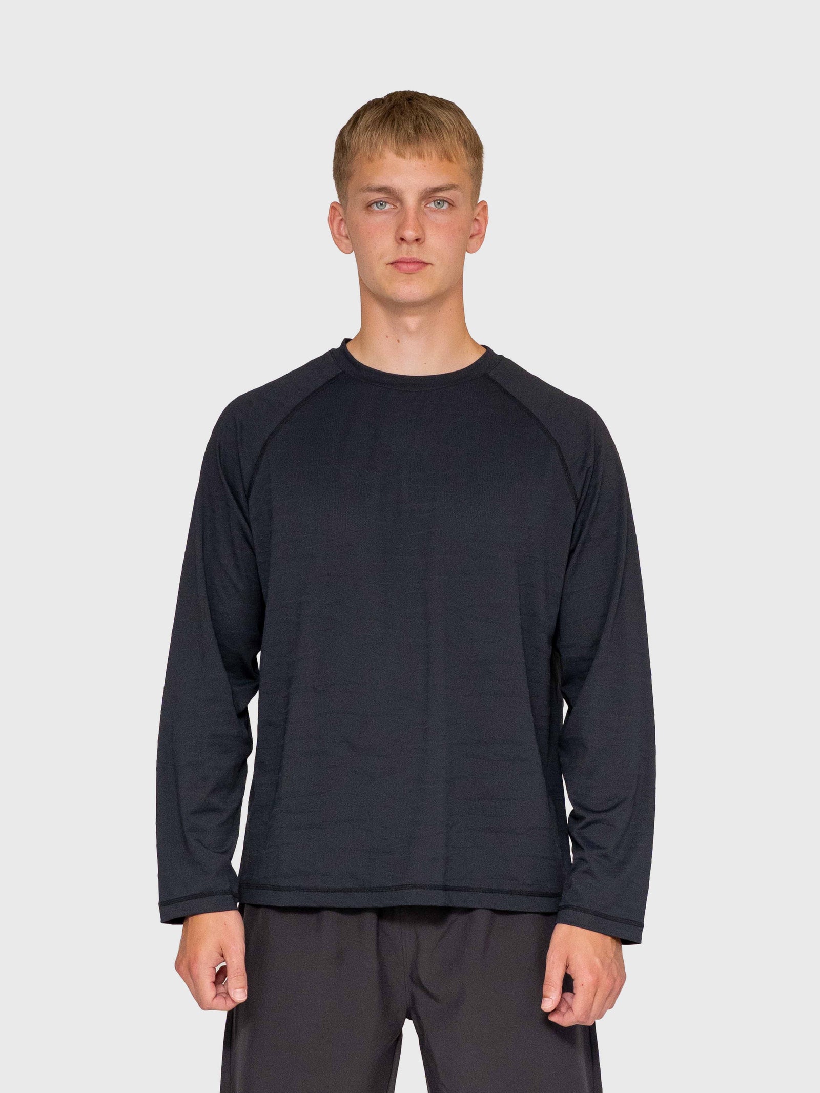 Logo Active Long Sleeve - Black/Pink