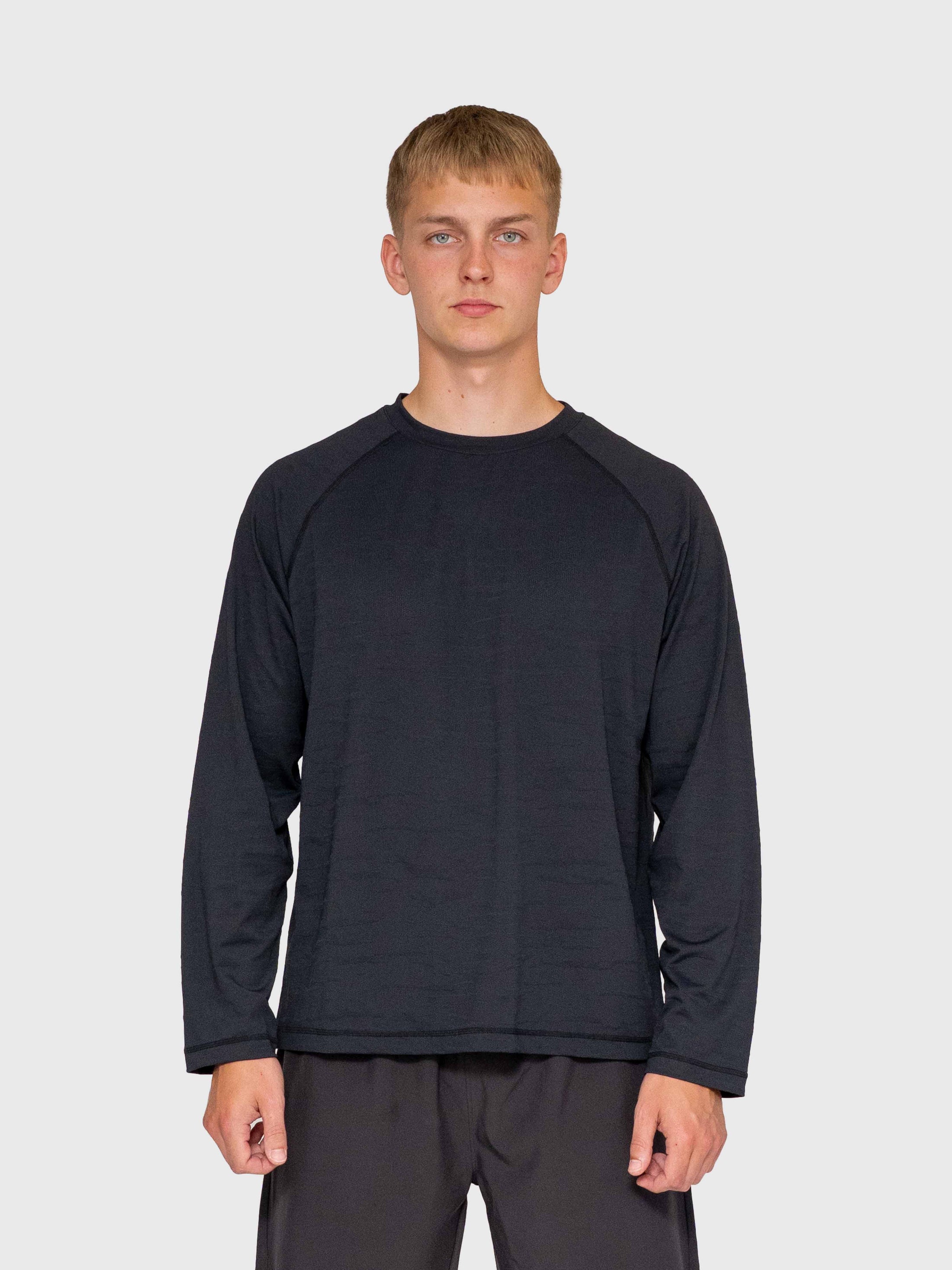 Logo Active Long Sleeve - Black/Pink