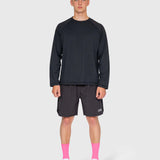 Logo Active Long Sleeve - Black/Pink