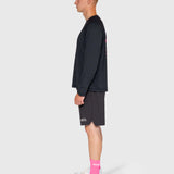 Logo Active Long Sleeve - Black/Pink