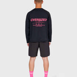 Logo Active Long Sleeve - Black/Pink