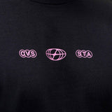 Stamina Chrome Box Tee - Black/Pink