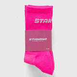 3-Pack Stamina Socks - Pink/White