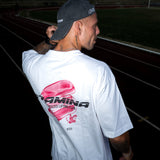 Stamina Chrome Box Tee - White/Pink