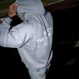 Long Run Hoodie - Neutral Grey/White