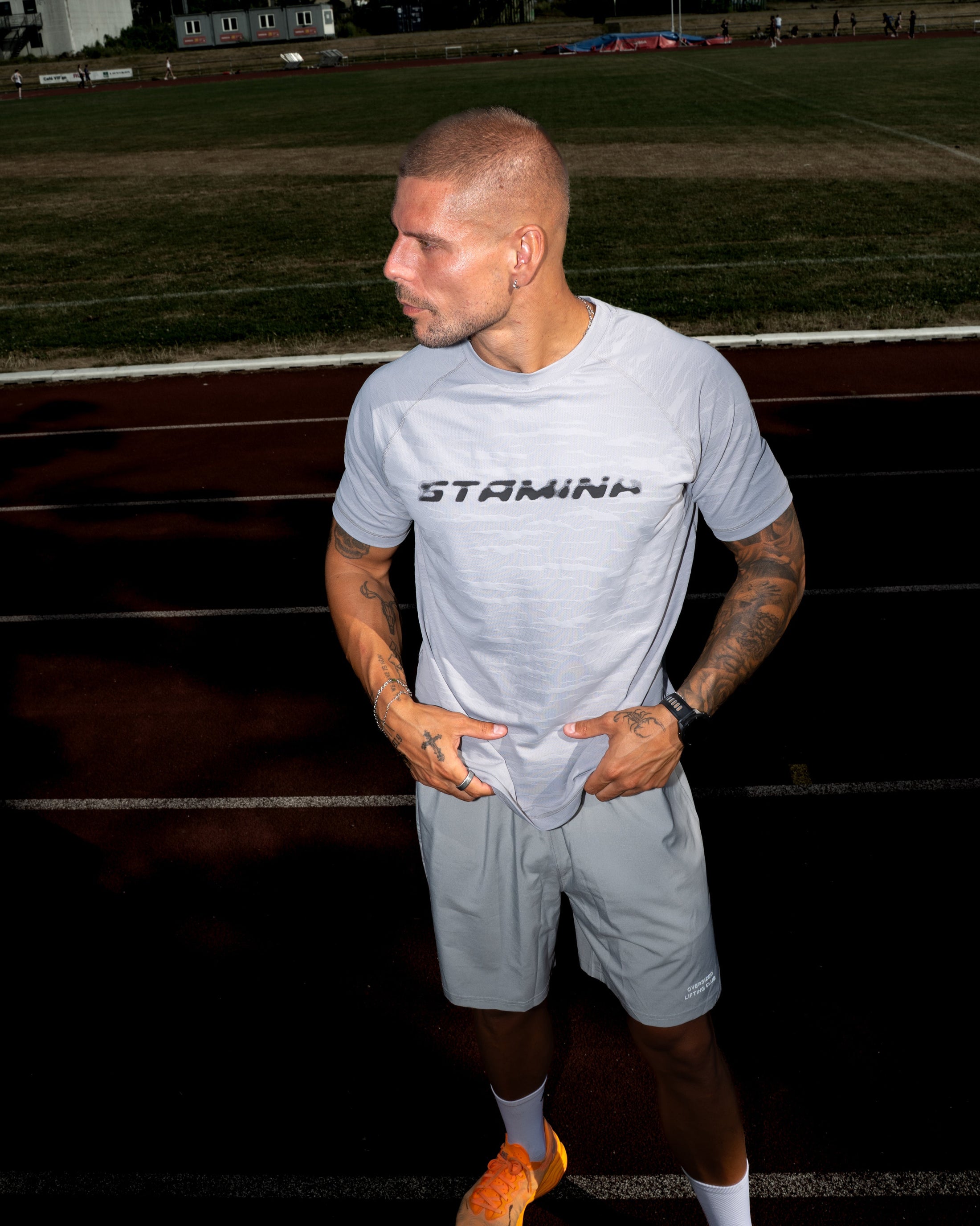 Flow Active Tee - Grey