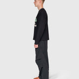 Waffle Football Long Sleeve – Black
