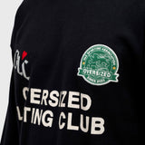 Waffle Football Long Sleeve – Black