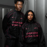 Dismissed Track Jacket - Black/Pink