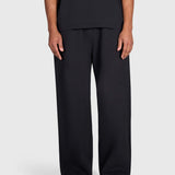 Tartan Baggy Sweatpants - Black/Blue