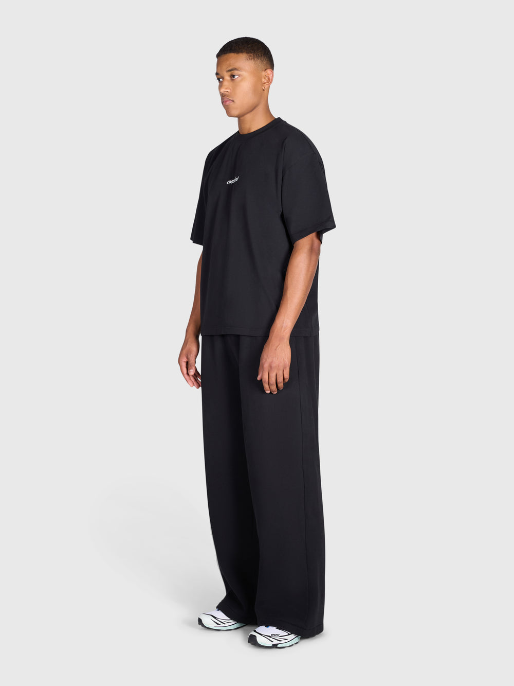 Tartan Arch Box Tee - Black/Blue