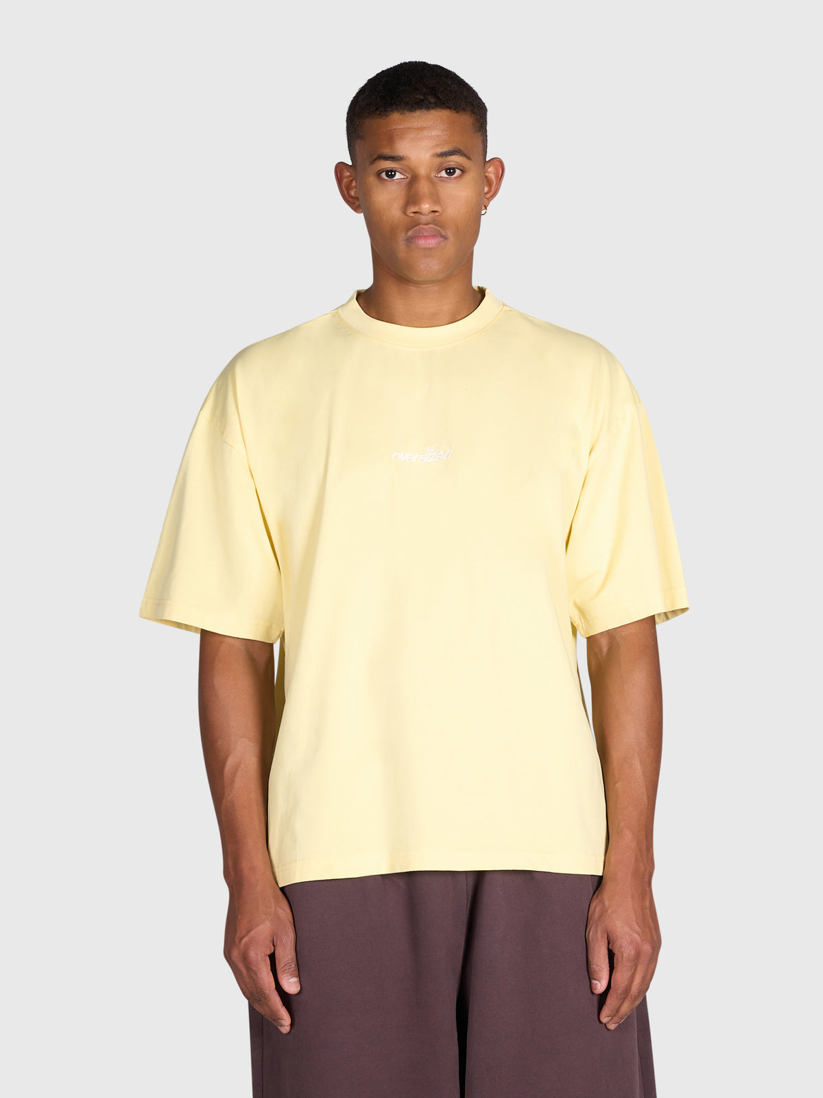 Tartan Arch Box Tee - Yellow/White