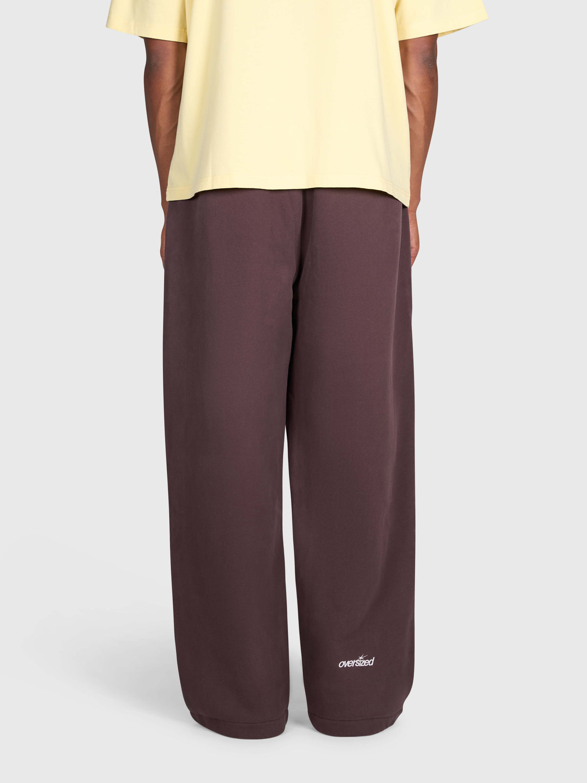 Tartan Baggy Sweatpants - Brown/Brown