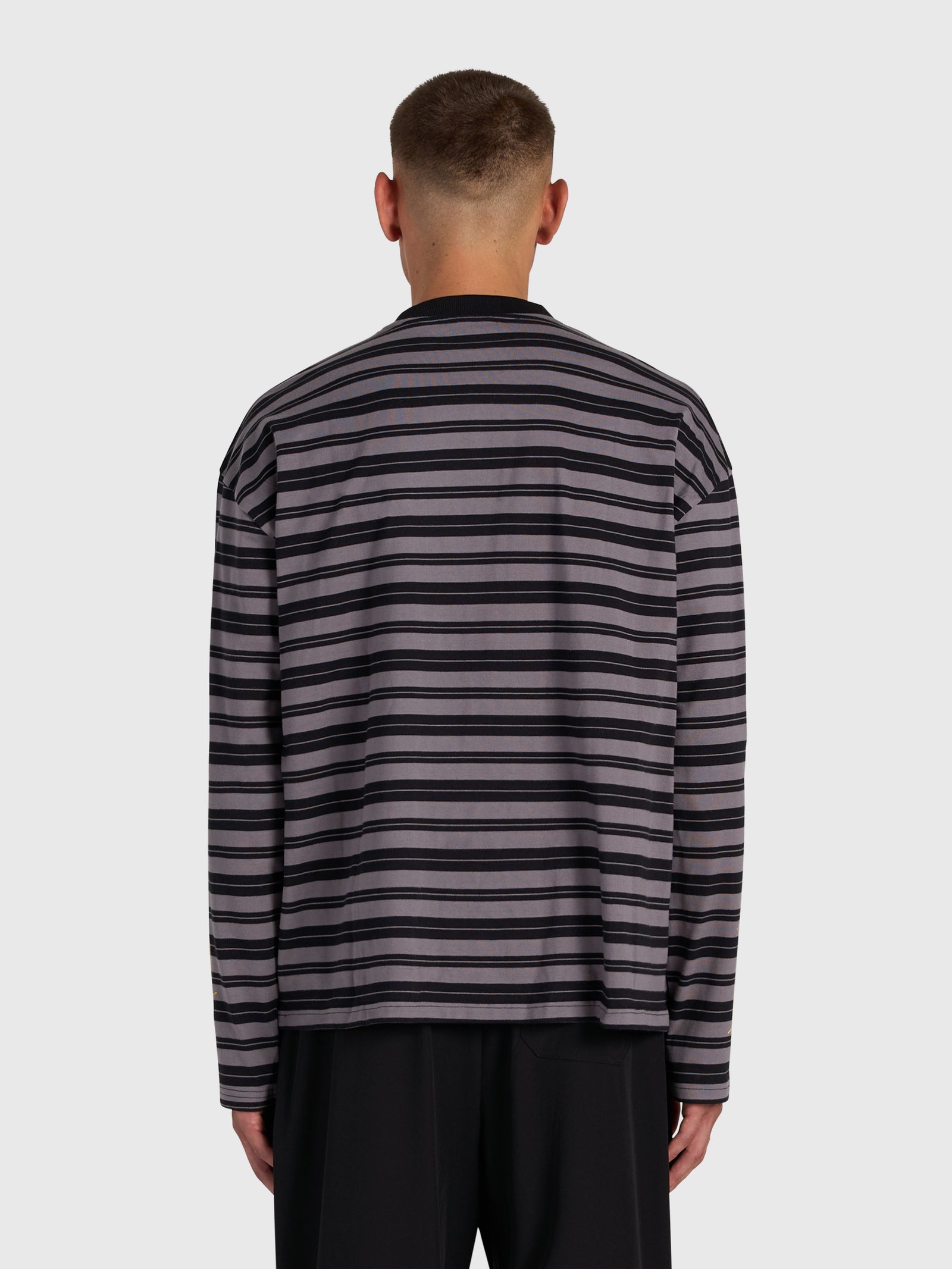Robbery Printed Long Sleeve - Black/Yellow