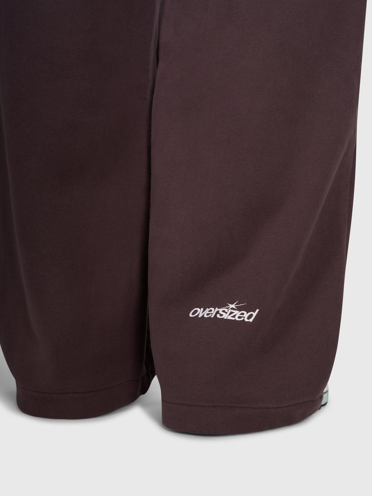Tartan Baggy Sweatpants - Brown/Brown