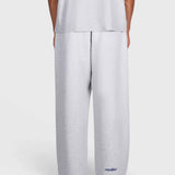 Tartan Baggy Sweatpants - Cloudy Grey/Blue