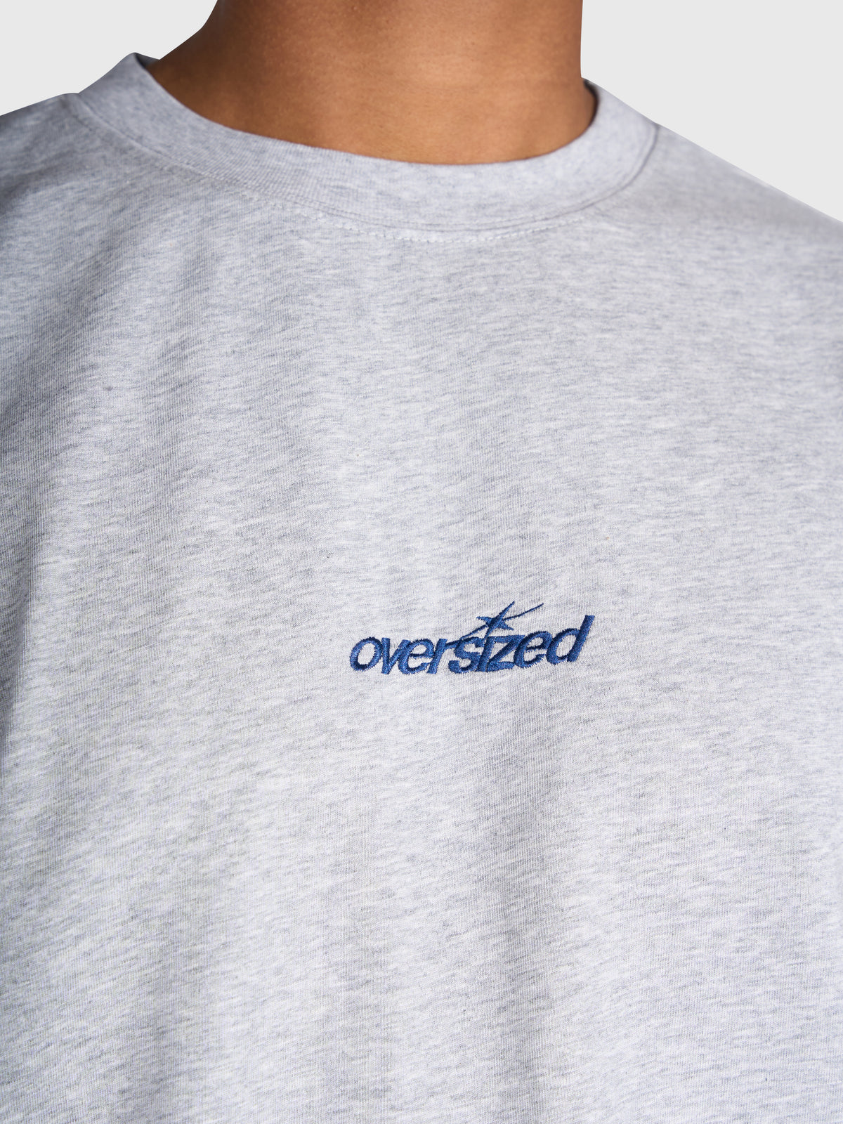 Tartan Arch Box Tee - Cloudy Grey/Blue