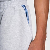 Tartan Baggy Sweatpants - Cloudy Grey/Blue