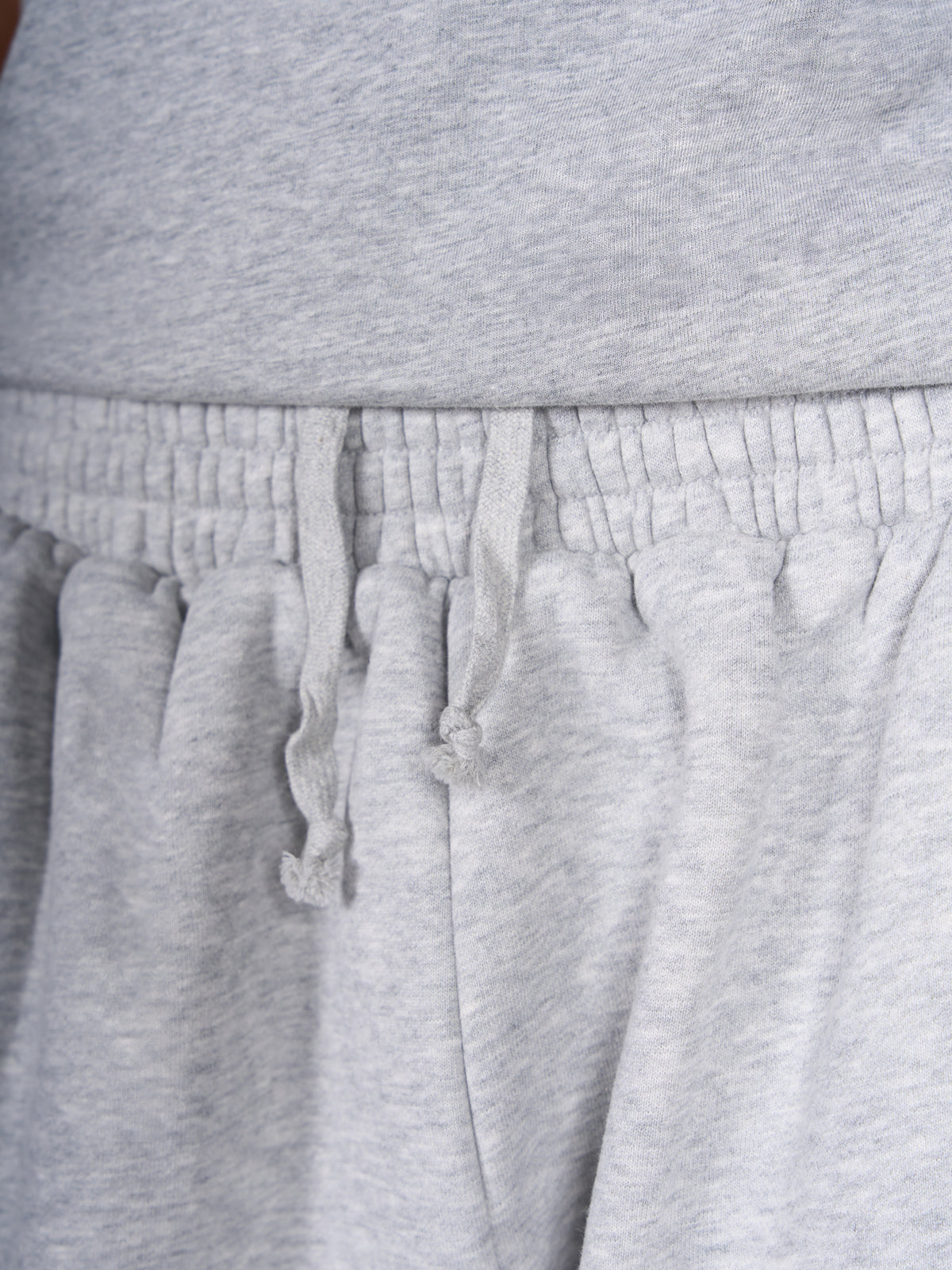 Tartan Baggy Sweatpants - Cloudy Grey/Blue