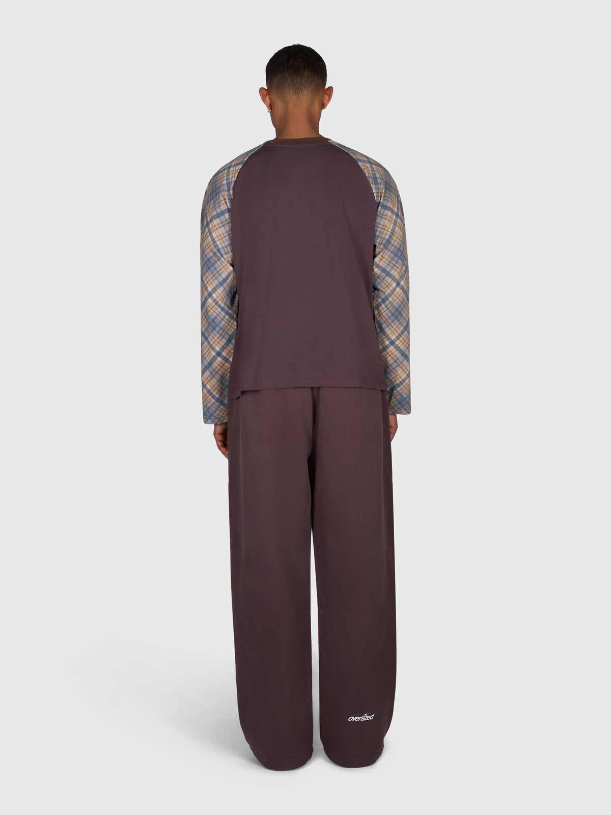 Tartan Raglan Long Sleeve - Brown/Brown