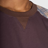 Tartan Raglan Long Sleeve - Brown/Brown