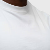 Heavyweight Cut Off Tee - White/Black