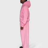 Cloud Raglan Hoodie - Pink