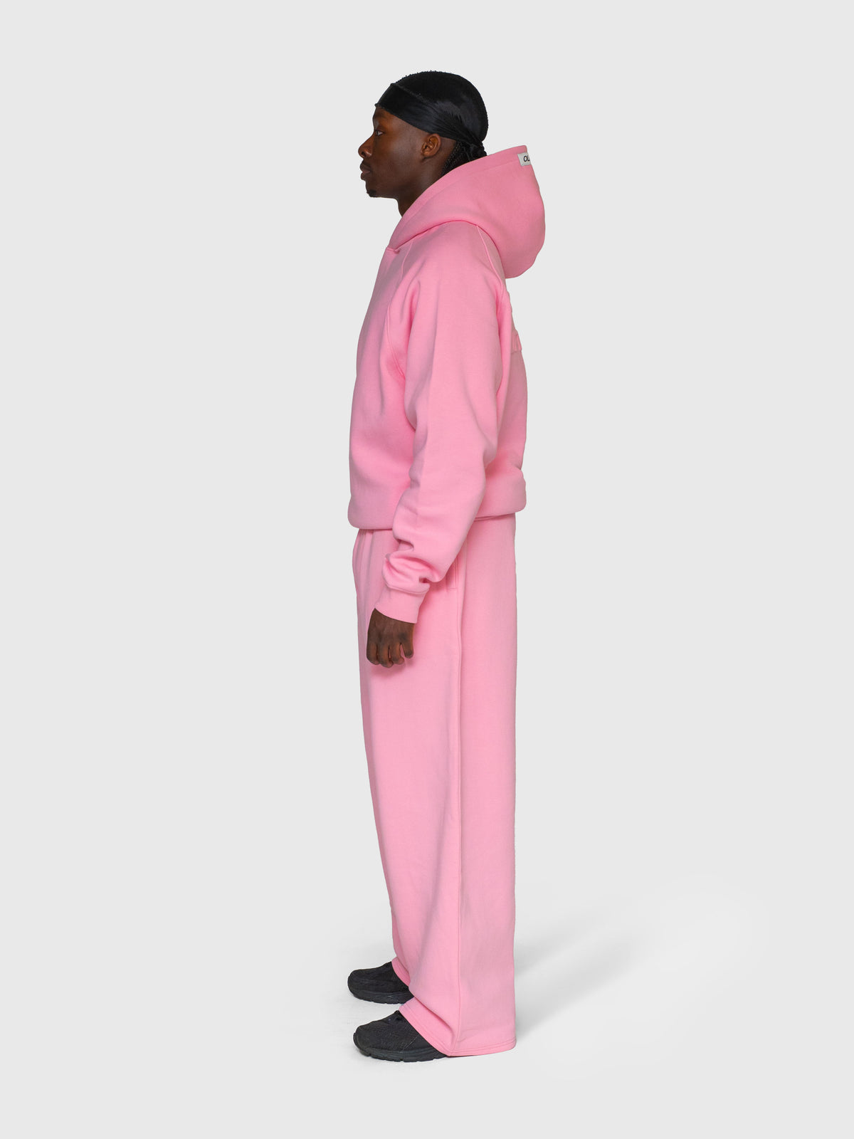 Cloud Raglan Hoodie - Pink