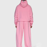 Cloud Raglan Hoodie - Pink